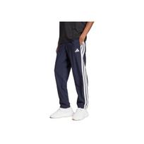 Adidas Essentials FW24 Dryžuotos Laisvalaikio Paprastos Sportinės Ilgos Kelnės Su Manžetėmis Unisex Kelnės Legendary-Ink-Blue KA8351 XL black