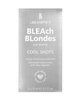 Plaukų tonavimo priemonė Lee Stafford Bleach Blondes Ice White Cool Shots, 4 x 15 ml