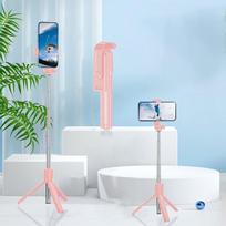 Asmenukių lazda ("Selfie sticks") Trikampis sulankstomas selfie laikiklis, Rožinis