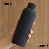 Nerūdijančio plieno gertuvė 500 ml, Juoda