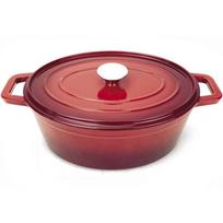 Emaliuotas ketaus puodas 3.4 l, raudonas