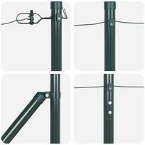 Tvorelių Stulpai su Smailėmis 13 vnt Ø32 mm 170 cm Cinkuotas Plienas