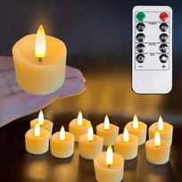 LED arbatos žvakės su pulteliu