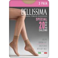 Kojinės moterims Bellissima Special Miele smėlio spalvos, 3vnt., 20 DEN, Universalus
