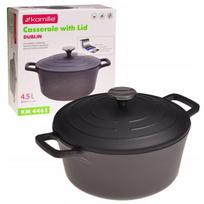 Puodas kamille juodas 4,5l