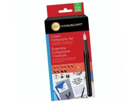 Kaligrafijos rinkinys Classic Calligraphy plunksna + 4 antgaliai