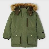 Parka striukė berniukams Mayoral Winter, žalia, 134 cm