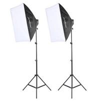 Stovai su 4 apšvietimo lempomis (softbox)