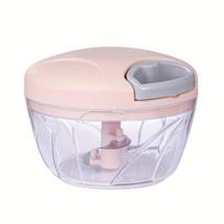 Rankinė Mėsmalė su 5 Peiliais: Nerūdijantis Plienas, 900Ml/500Ml Talpa ,  Rožinė