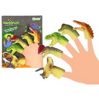 Dinozaurų formos guminės sensorinė lėlės