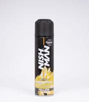 Plaukų purškiklis dažai Nishman Colour Hair Spray Yellow, geltona, 150 ml
