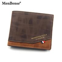 MenBense Matte Multi-Card Men's Wallet with Large Capacity and Hot Stamping Print