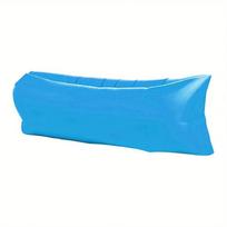 Recliner Air Lazy Inflatable Sofa Bag, Portable Camping Sofa Mattress, Music Festival Recliner mėlyna