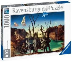 Dėlionė gulbės, atspindinčios dramblius Ravensburger, 1000 d