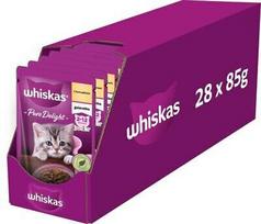 Whiskas Junior jauniems kačiukams su vištiena, 28x85 g
