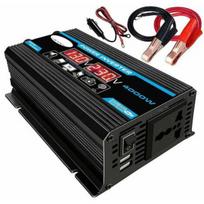 Automobilių priedai, 4000W 12V-220V/110V LED automobilio keitiklis, dviguba USB