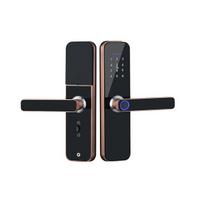 Smart durų spyna su rankena S-Link, bronza