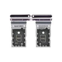 SIM kortelės laikiklis Samsung S911 / S916 S23 / S23 Plus Dual Lavender originalus (service pack)