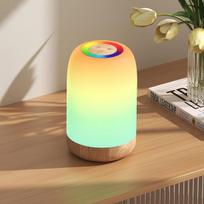 Jutiklinė RGB naktinė lempa su laikmačiu