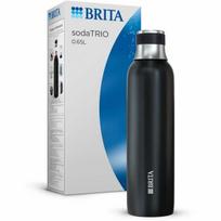 Gėrimų Butelis - Brita sodaTRIO 650ml Nerūdijančio Plieno Ergonomiškas Juodas