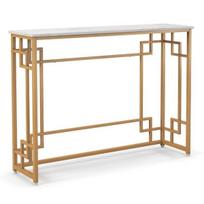 Konsolinis stalas Costway, rudas