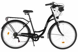 Moteriškas dviratis Davi Emma 28″, 160–185 cm, 7 pavaros, Juoda