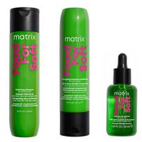Matrix Food For Soft Hydrating: Shampoo 300Ml + Conditioner 300Ml + Multi-Use Hair Oil Serum Avocado Oil 50Ml