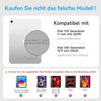 Hou Slim Bluetooth klaviatūros dėklas Ipad 10/11 kartai, mėlynas