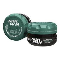 Plaukų matinis formavimo vaškas Nishman M8 Hair Styling Matte Wax vyrams, 100 ml, 100 ml