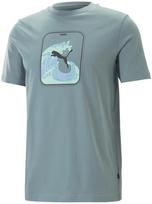 Puma marškinėliai vyrams Graphics Wave Tee 674483 84, žali