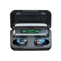 „WoW 5C Sport Leisure Super-Fit TWS Bluetooth 5.1“ stereo ausinės su HD mikrofonu, LED įkrovimu, USB