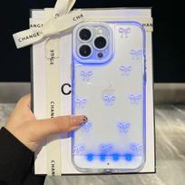iPhone 17 rožinis ir baltas kaspinėlio dėklas su garsu valdoma skambučio blykste, skirtas Apple 16 iPhone X/XS