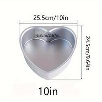 Širdies formos kepimo forma, 25,4 cm