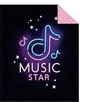 Vaikiška lovatiesė Music Star, 170x210 cm
