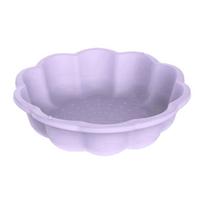 Plastikinė smėlio dėžė Gėlė 76 cm - alyvinė
