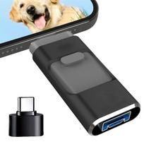 USB laikmena USB 3.0 atmintinė nuotraukoms,  Juoda