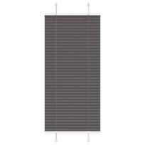 Plisuota žaliuze juoda 60x100 cm audinio plotis 59,4 cm