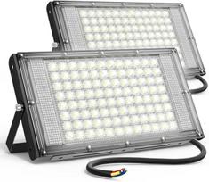 LED lauko prožektorius 40W 2 vnt. itin ryškus 6000K 4100LM IP66