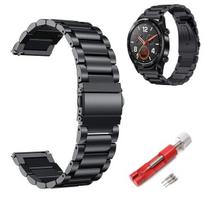 „BestAccessories“, 22 mm pločio laikrodžio apyrankė, juoda