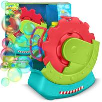 Muilo burbulų pūtimo aparatas Bubble Fun, žalias, 17x11x20 cm