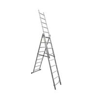 Daugiafunkcinės aliuminio kopėčios, Drabest Home 3x9