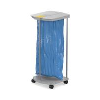 Atliekų maišų stovas ant ratukų "ProfiLine MSS XXXL / 120L / aliuminis, pilkas plastikas