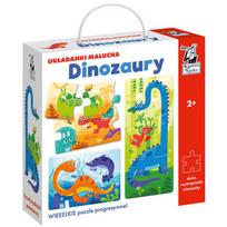 Mažylių dėlionės Dinozaurai Kapitan Nauka, KS0678, 13 d.