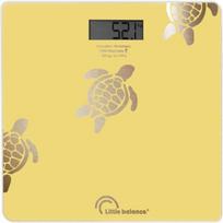 Svarstyklės Bathroom scale - LITTLE BALANCE - 8731 - Metallic sand turtles - USB-repairable - 180 kg / 100 g - Yellow