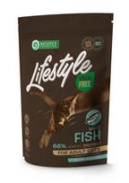 Nature's Protection Lifestyle begrūdis su White Fish sausas maistas suaugusioms katėms, 400 g