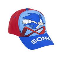 Kepurė berniukams Sonic, raudona, 53 cm