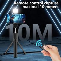 Telefono laikiklis 360° Sukiojamas Mini Asmenukių Lazdelė su Trikoju