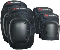 Kelių ir alkūnių apsaugos Reversal Skate Pads 2-pack, S dydis, Juodos