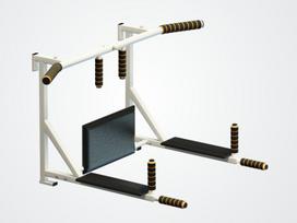 Skersinis-lygiagretės tvirtinamas ant gimnastikos sienelės Sanro 3 in 1 PLUS, iki 200kg, baltas