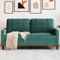 Dvivietė sofa Vidaxl, 140 cm, žalia